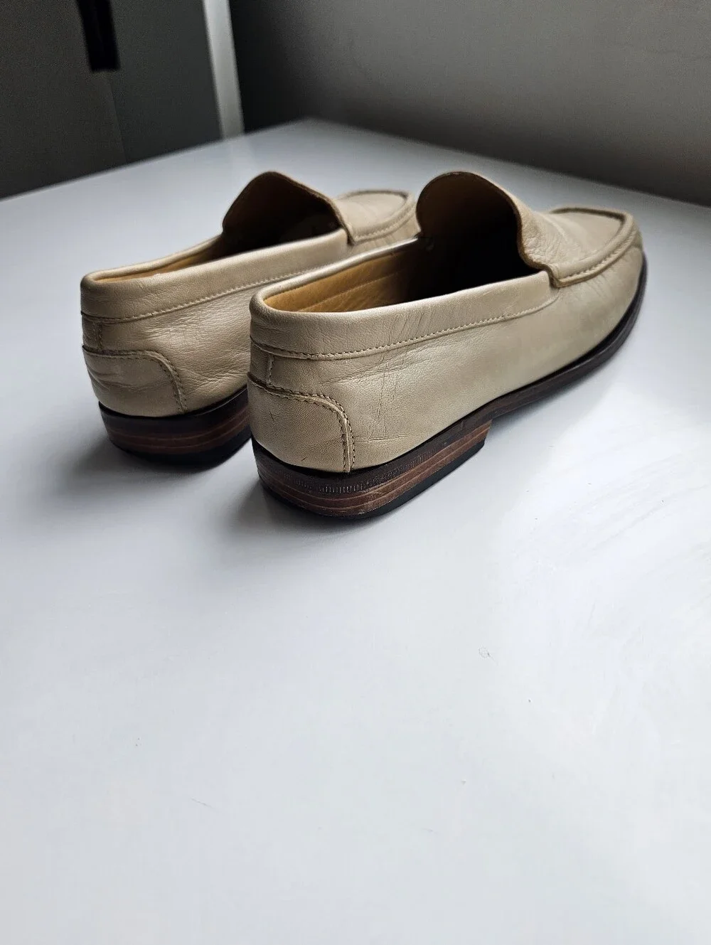 Ernesto Dolani Italian Square Toe Flat Slip On Loafer